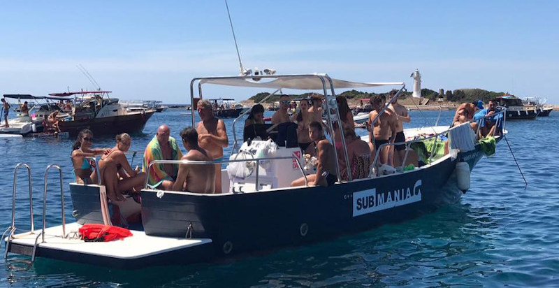 Barca per escursione ad Agropoli