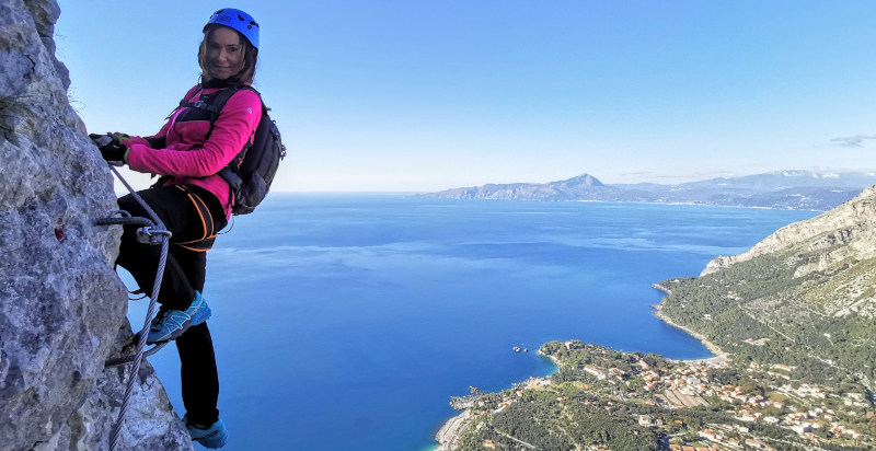 Via ferrata Maratea panoramica al Cristo Redentore
