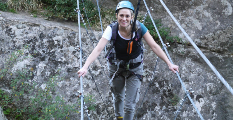 Foto via ferrata Dolomiti Lucane