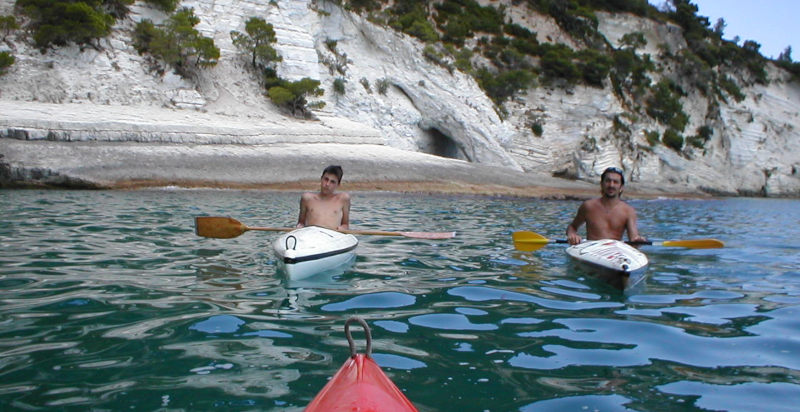 Vieste Pizzomunno canoa tour