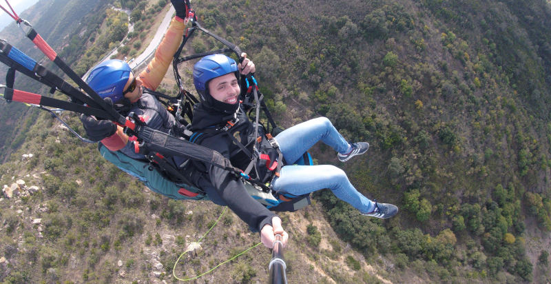 parapendio volare