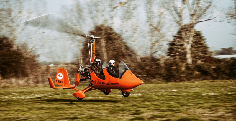 volo autogiro lazio