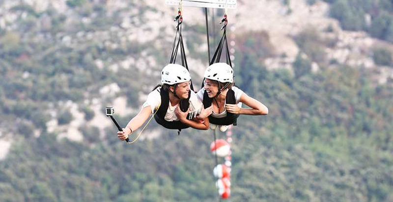 Volo di coppia zipline Campania