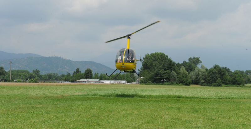 Volo in elicottero vicino a Torino