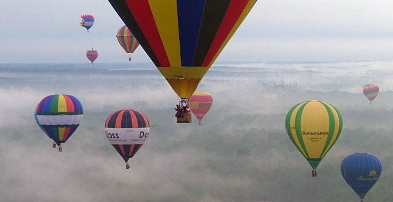mongolfiere in volo in emilia romagna