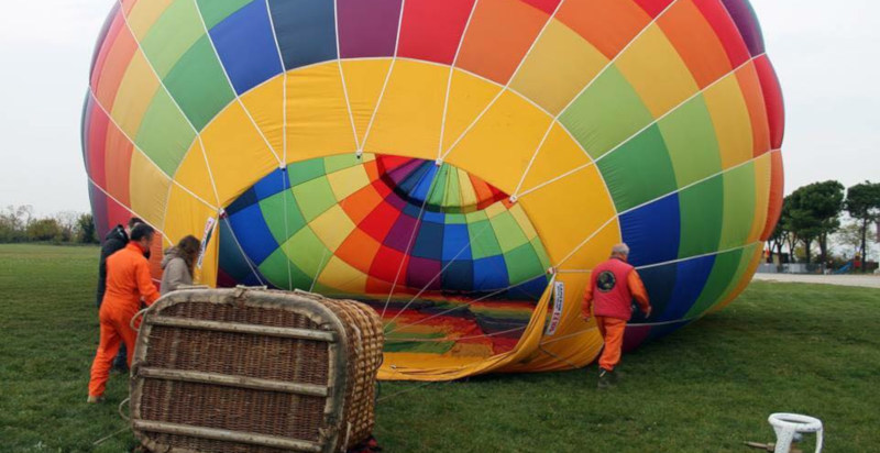 Volo in mongolfiera in Veneto con pilota certificato