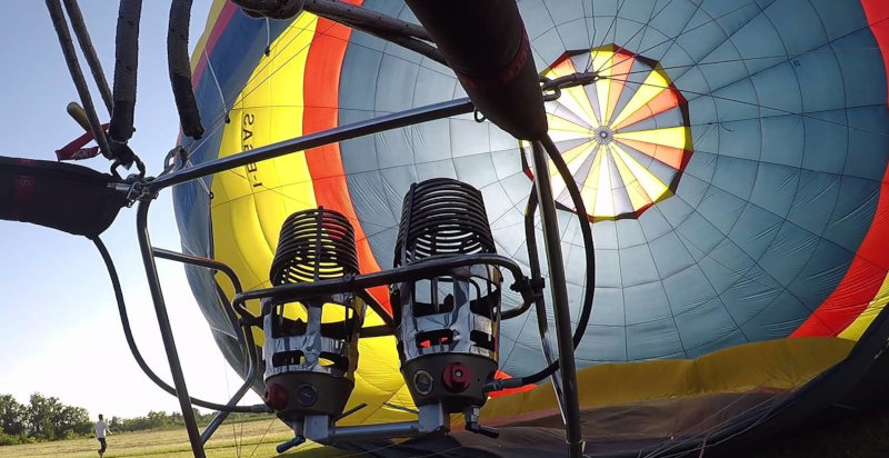 Esperienza romantica di volo in mongolfiera