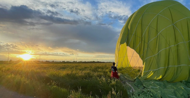 Volo mongolfiera in Piemonte
