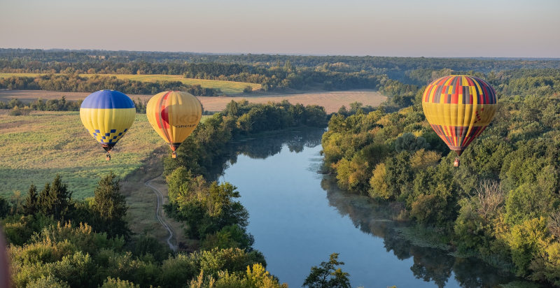 Mongolfiera che sorvola i suggestivi paesaggi di Conegliano e Arcade