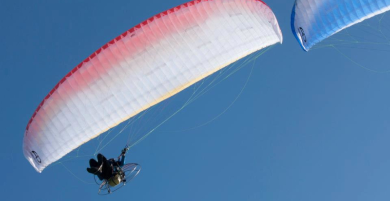 Volo paramotore Novara