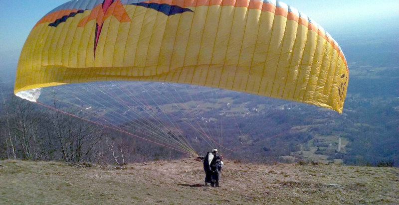 Volo parapendio biposto Piemonte