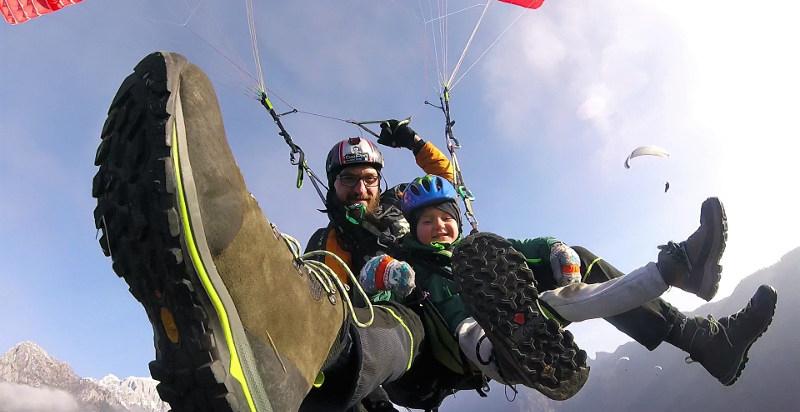 volo-parapendio-udine-kids-alpi-carniche