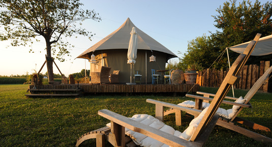 Week end campeggio di lusso