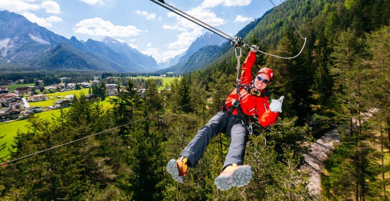 Zipline San Vigilio Dolomiti Alto Adige