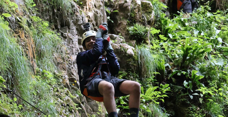 Percorso di zipline per tarzaning nel cuore del Trentino